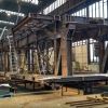 Fabrication of the first part of the steel structure